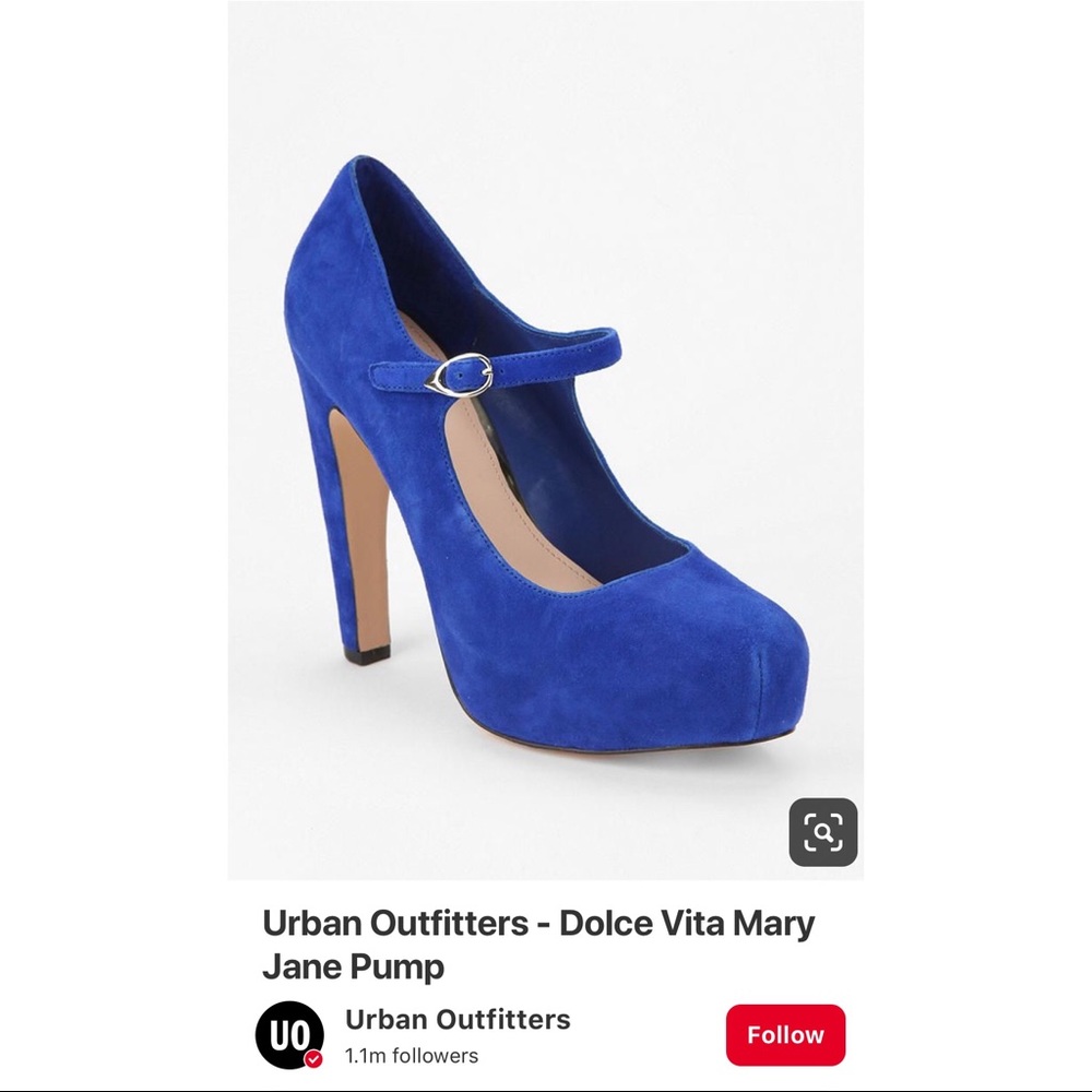 Dolce Vita Royal Blue Platform Heels